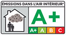 Emissions dans l'air intérieur A+